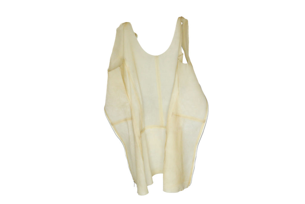Translucent Leather Shift Dress