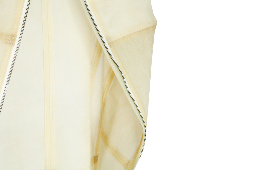 Translucent Leather Shift Dress