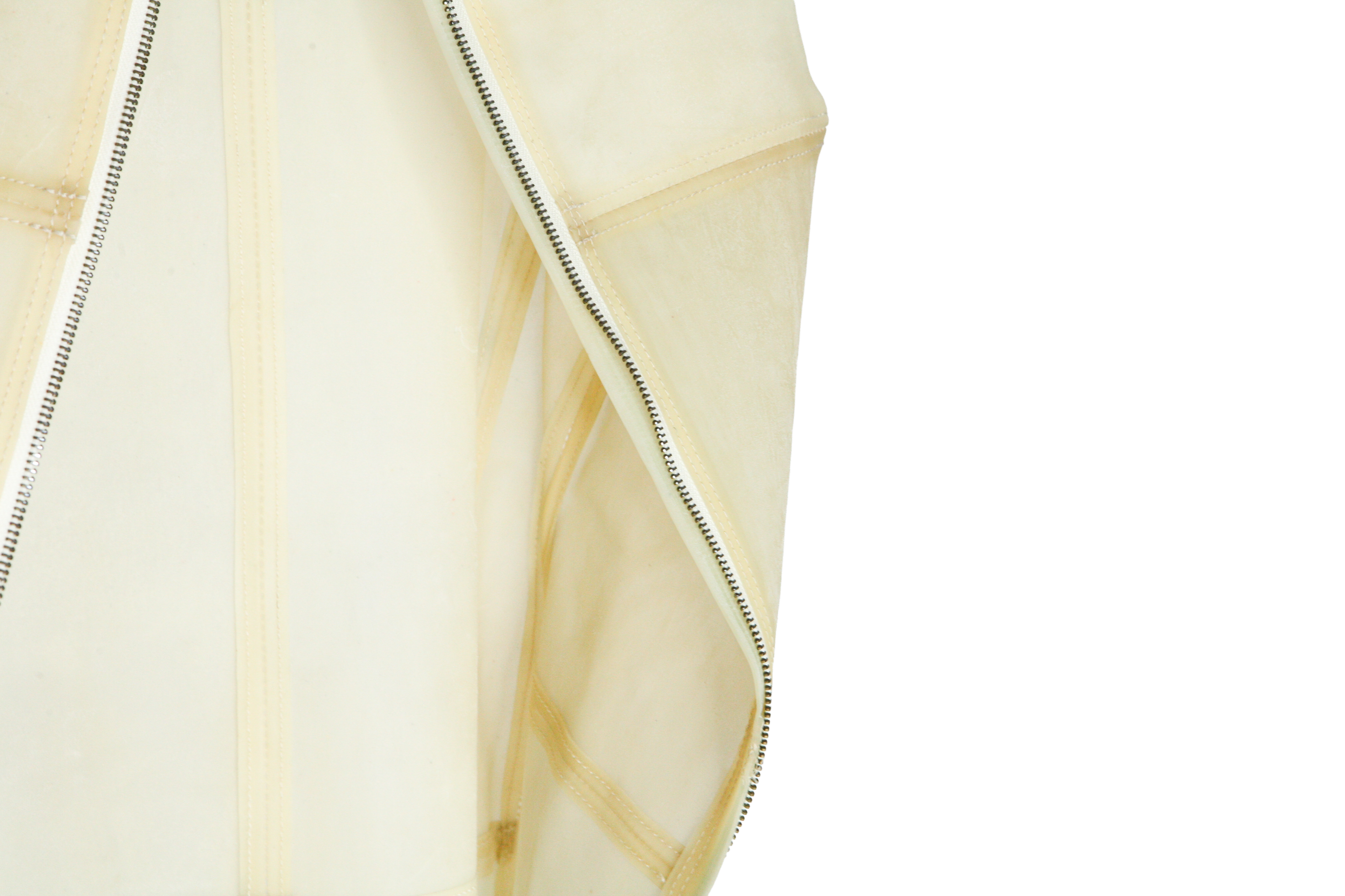 Translucent Leather Shift Dress